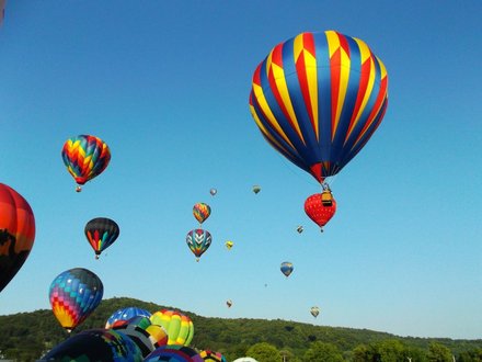 Our balloon launching at the Warren County Fair 2012